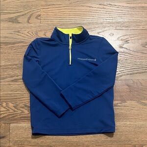 Vineyard Vines boys 3T performance quarter zip EUC